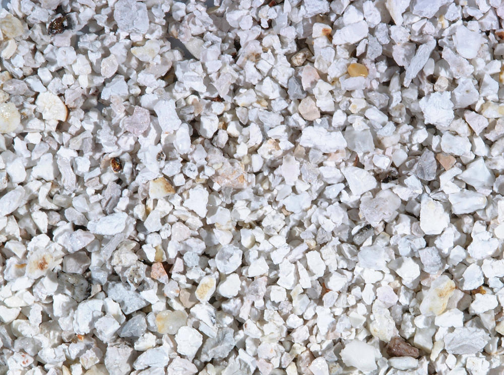 White Calcined Flint 38mm Pebbledashing Stones